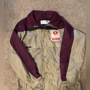 Vintage Columbia sportswear Men’s SF 49er Coaches Club jacket.